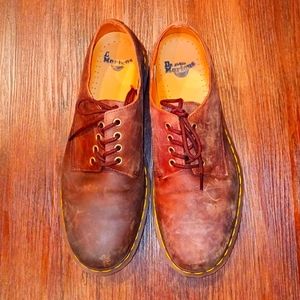 Dr Martens Graceland Oxford men's Shoes Leather Brown Mens Size 12